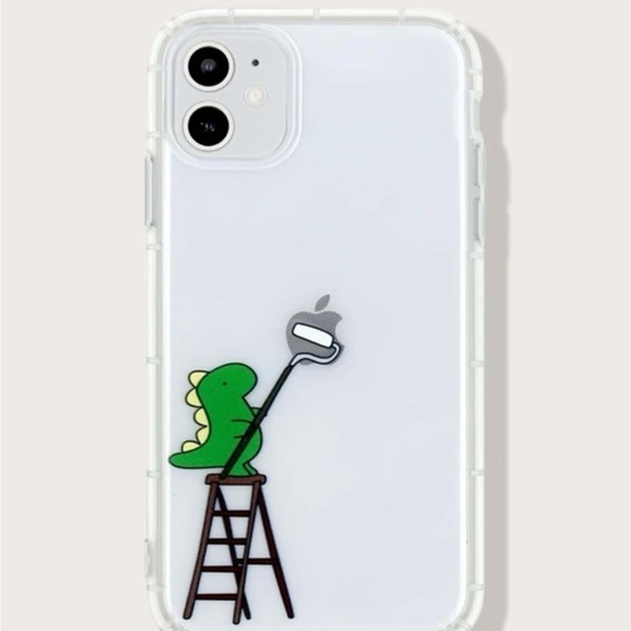 ⚠️Clearance🦖iPhone 13/Pro/Pro Max Cute Cartoon Dino iPhone Case - Picture 2 of 5